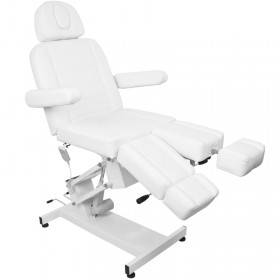 Электрическое педикюрно-косметологическое кресло AZZURRO 706, белое